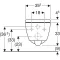 Унитаз подвесной с крышкой iCon Rimfree 501.663.JT.1 Geberit