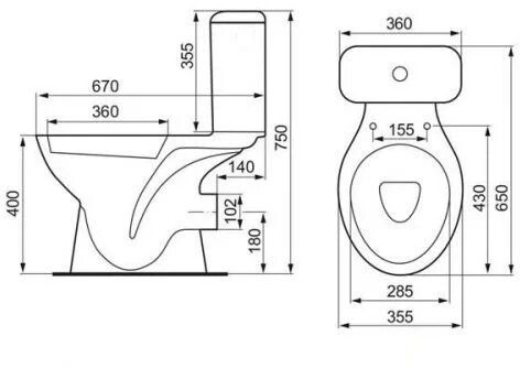 Компакт Koral 767 011 з кришкою поліпропілен CCKZ1015371894 Cersanit