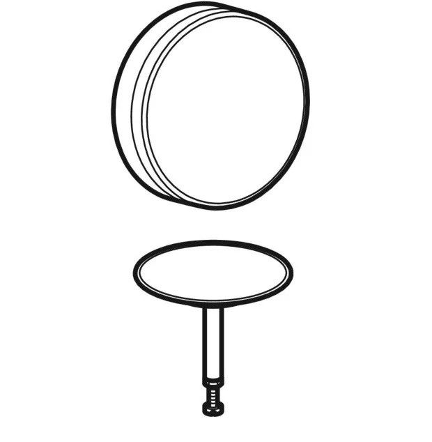 Набір корок для сифона та накладна панель злив-перелив 150.281.11.1 Geberit