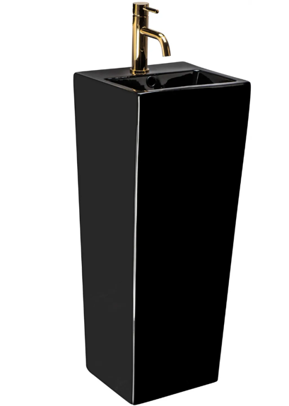Умывальник REA KAMILA BLACK черный напольный