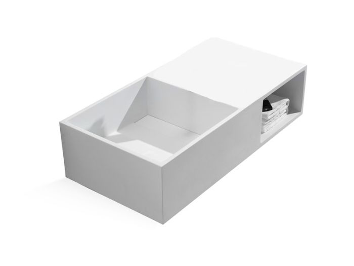 Умывальник ASIGNATURA Monolith 800, белый 