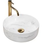 Умивальник REA SAMI NATURE MARBLE накладний мармур