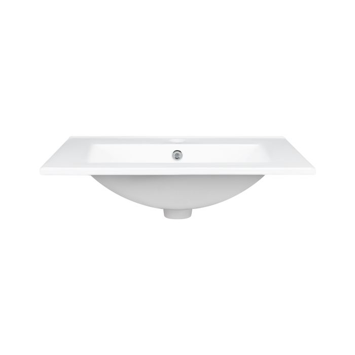 Раковина Qtap Albatross 600х460х180 White с донным клапаном QT01113060CW