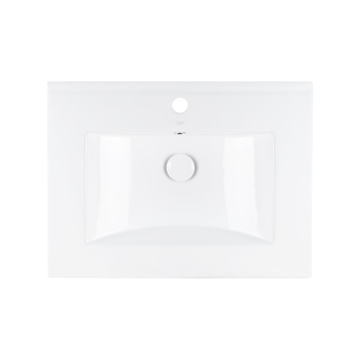 Раковина Qtap Albatross 600х460х180 White с донным клапаном QT01113060CW