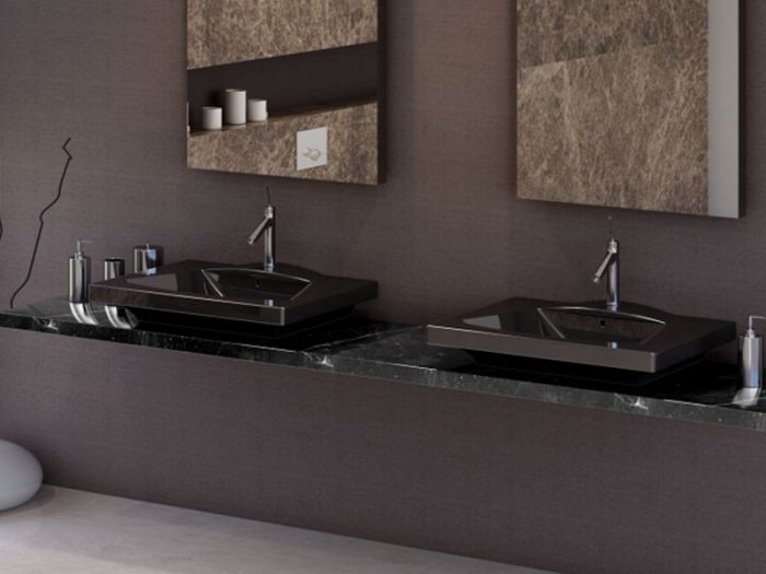 Умивальник 65 см чорний IDEVIT Vega 