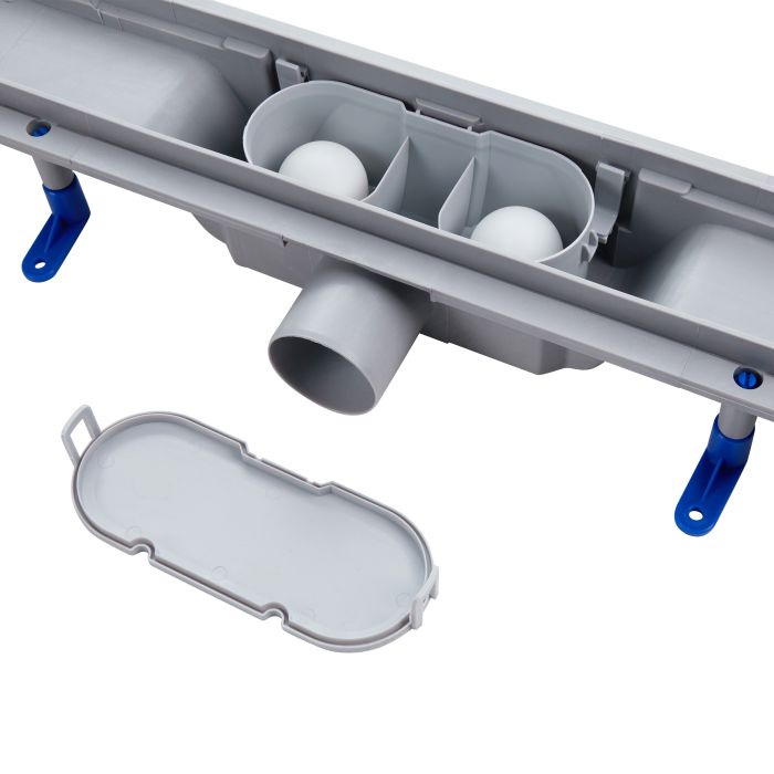 Трап Qtap Dry FB304-600 лінійний з сухим затвором