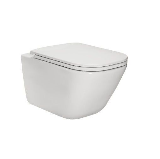 Унитаз подвесной Gap Rimless с крышкой Slim soft-close (A34H470000), Roca