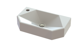 Умывальник «Тритон» L  белый А100 глянец