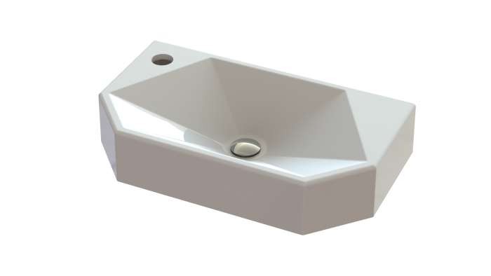 Умывальник «Тритон» L  белый А100М МАТ