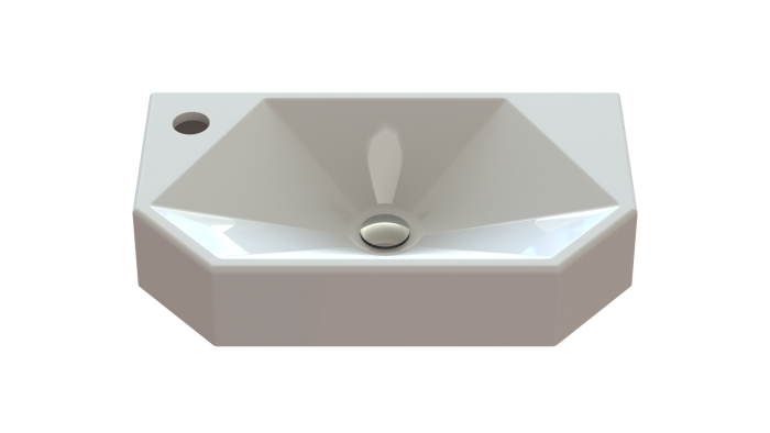 Умывальник «Тритон» L  черный А200 глянец