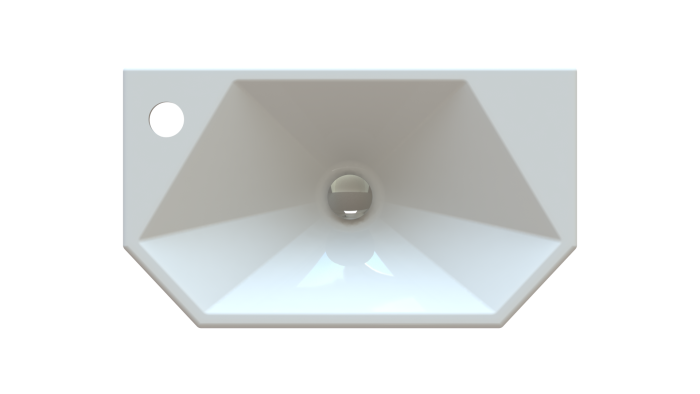 Умывальник «Тритон» L  черный А200 глянец