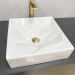 Умывальник VBI TROIA WHITE GLOSSY накладной