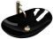 Умивальник REA ROYAL 60 BLACK чорний накладний