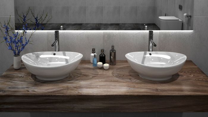 Умивальник REA WENDY WHITE білий накладний