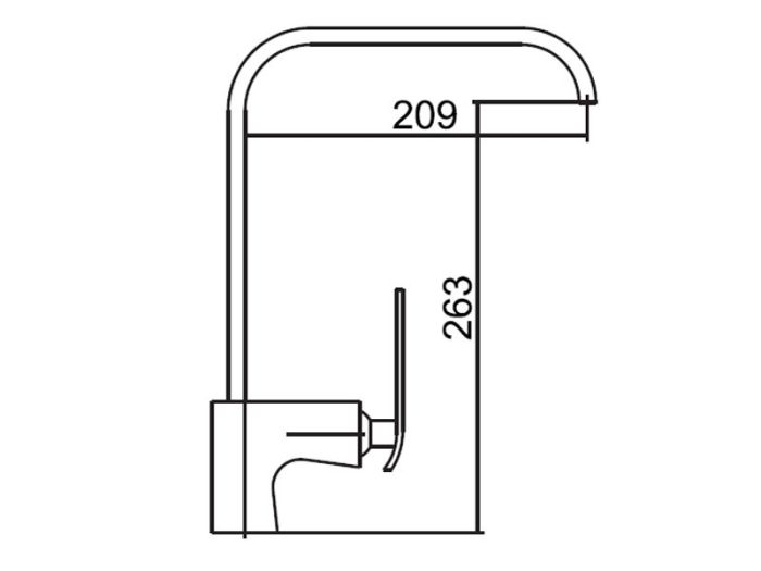 Змішувач для кухні VENEZIA Kuatro