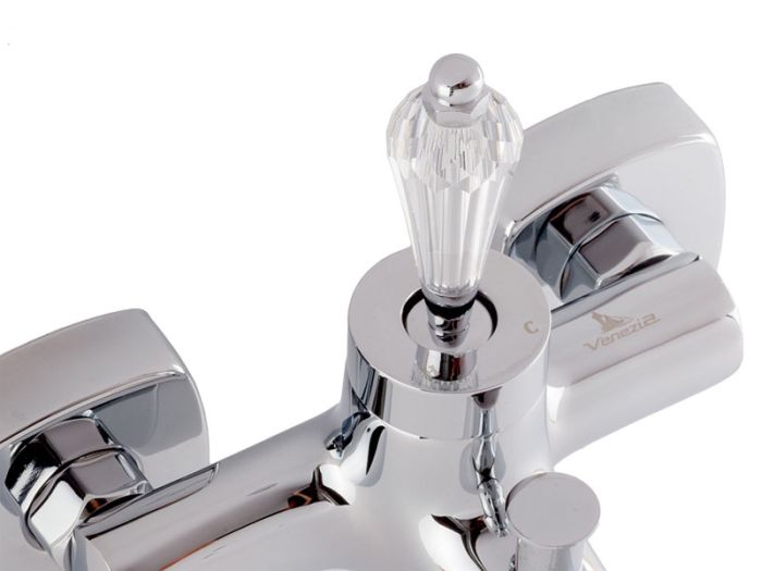 Смеситель для ванны VENEZIA Diamond Elegance хром