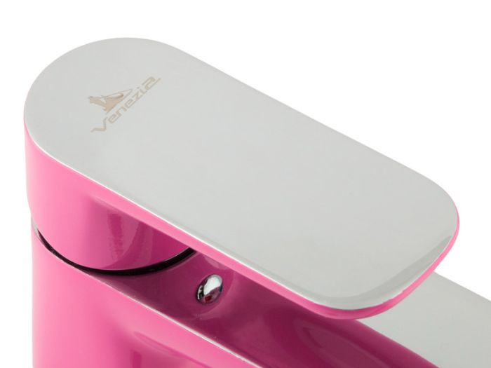 Змішувач для умивальника рожевий VENEZIA Kapadokya