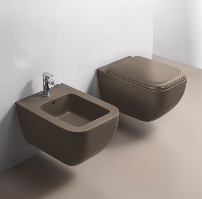 Унитаз подвесной Shui Comfort Arenaria с крышкой soft close SHCOVSKCPVSHCOTFAN CIELO