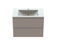 Тумба «Элегия» 80 см с умывальником «Орфей» Белый