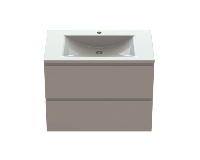 Тумба «Елегія» 80 см з умивальником «Орфей» Білий