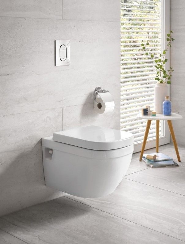 Унітаз підвісний Euro Ceramic з кришкою soft close (3953800L), Grohe