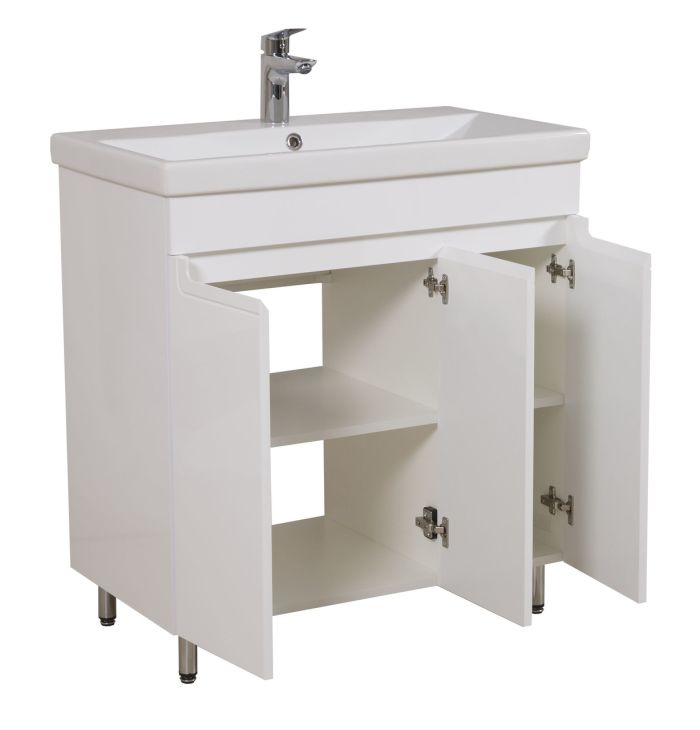 Тумба с умывальником Омега Elit 80, Аква Родос