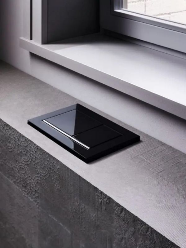 Кнопка слива Omega 30 (115.080.KM.1) черный, Geberit