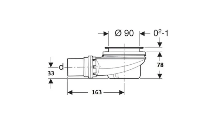Сифон для поддона 150.551.21.1 Geberit