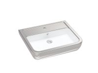 Умывальник 60 см IDEVIT Halley белый/серебро