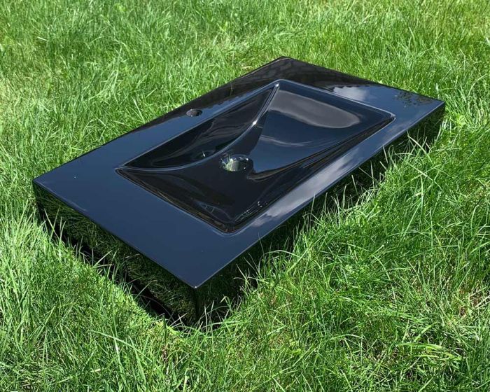 Умивальник «Атлант» 800 Чорний А200 глянець