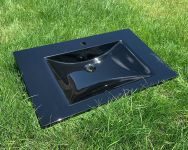 Умивальник «Орфей» 800 Чорний А200 глянець