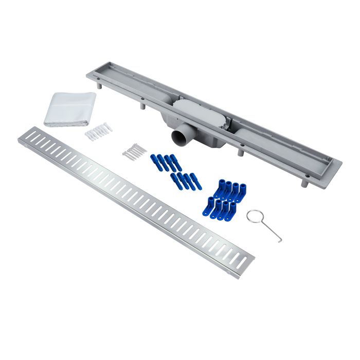 Трап Qtap Dry FA304-700 лінійний з сухим затвором