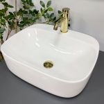 Умывальник VBI NARNI M WHITE накладной