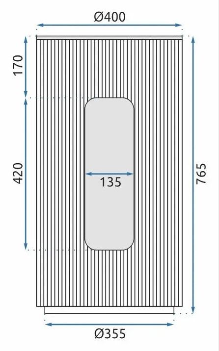 Умивальник REA INGRID TRANSPERENT MARMO