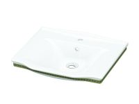 Умывальник IDEVIT Neo Classic 70см белый/декор золото