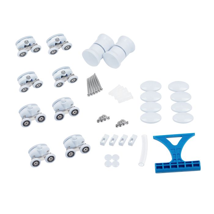 Душевая кабина Qtap Presto WHI1099AP5 90х90 см, стекло Pear 5 мм без поддона