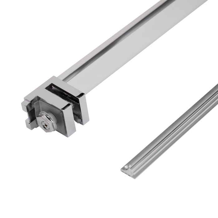 Душевые двери Qtap Walk-In Glide CRM2012.C8 120х190 см, стекло Clear 8 мм, покрытие CalcLess