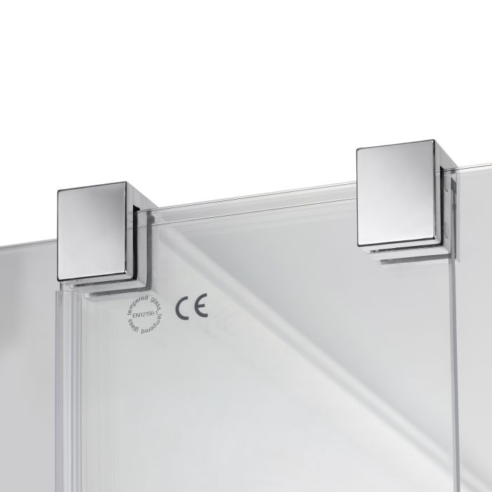 Душевые двери Qtap Walk-In Glide CRM2012.C8 120х190 см, стекло Clear 8 мм, покрытие CalcLess