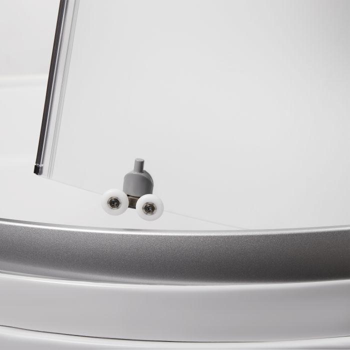 Душевой бокс Lidz Tani 90x90 см полукруглый, матовое стекло 4 мм, глубокий поддон