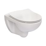 Унітаз підвісний Victoria Rimless з кришкою Slim soft-close (A34H398000), Roca