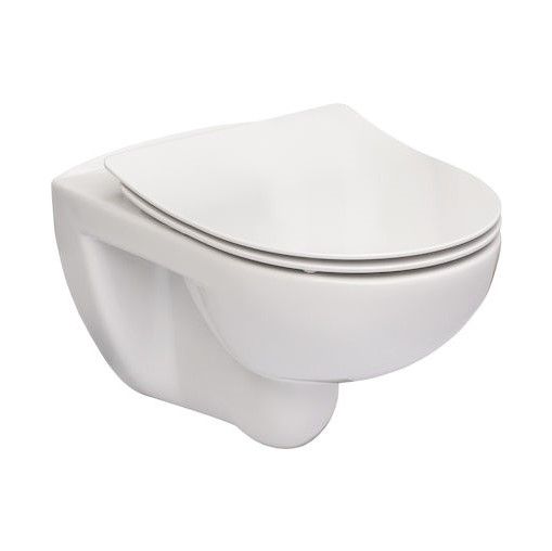 Унітаз підвісний Victoria Rimless з кришкою Slim soft-close (A34H398000), Roca