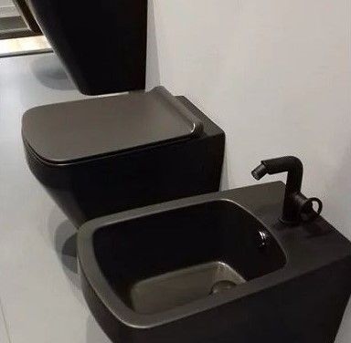 Кришка для унітаза Baden Baden soft-close (BB004 nero matt) nero matt, SIMAS