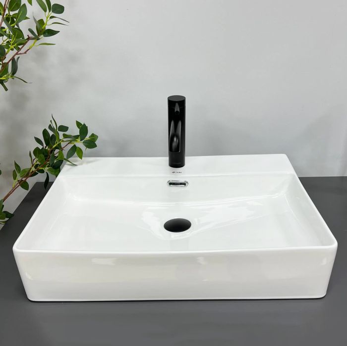 Умивальник VBI PADUA 60 WHITE накладний підвісний