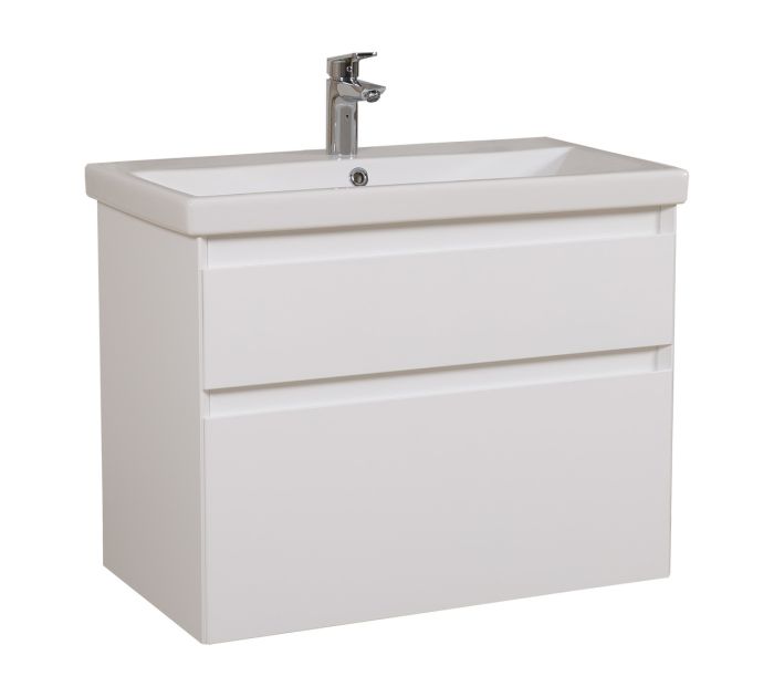 Тумба подвесная с умывальником Элит 80, Аква Родос