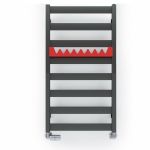 Полотенцесушитель TERMA Vivo 910х500 RAL 9005 mat SX