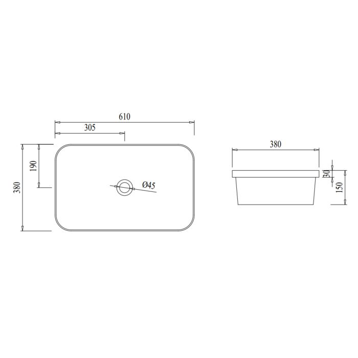 Раковина Qtap Scorpio 610х380х150 White з донним клапаном QT1411K491W
