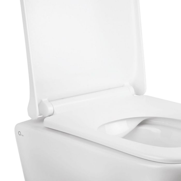 Инсталляционный набор: Qtap инсталляция 3 в 1 Nest QT0133M425 с панелью смыва круглой QT0111M11111SAT + унитаз с сиденьем Tern QT1733052ERW