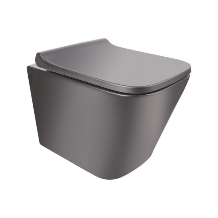 Инсталляционный набор: Qtap инсталляция 3 в 1 Nest QT0133M425 с панелью смыва круглой QT0111M11V1146MB + унитаз с сиденьем Tern QT1733052ERMB