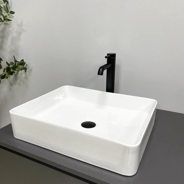 Умывальник VBI TRIEST M WHITE накладной