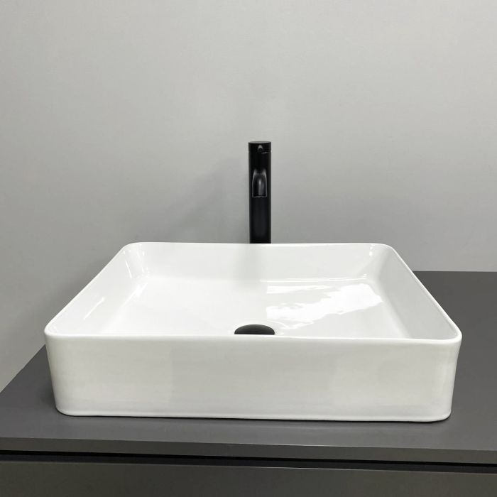 Умывальник VBI TRIEST M WHITE накладной